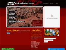 Tablet Screenshot of dvd-peliculas.com